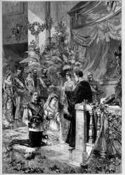 Matrimonio luterano del Principe Gustavo di Svezia (Oscar Gustaf Adolf)