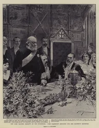 Il Banchetto del Lord Mayor alla Guildhall, Lord Salisbury risponde per i Ministri di Sua Maestà