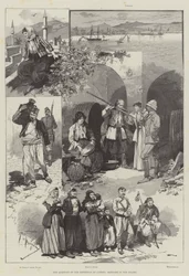 La questione della ritenzione di Cipro, schizzi nell