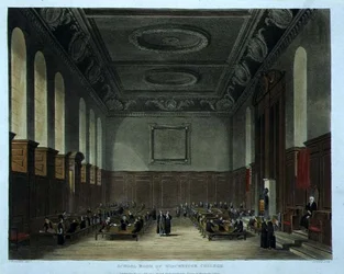 Aula della Winchester College, da 