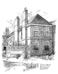 Casa di Alexander Pope, Battersea, Londra, 1912