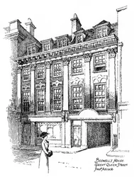 Casa di James Boswell, Great Queen Street, Covent Garden, Londra, 1912