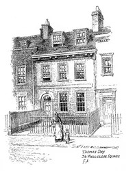 Casa di Thomas Day, 36 Wellclose Square, Whitechapel, Londra, 1912