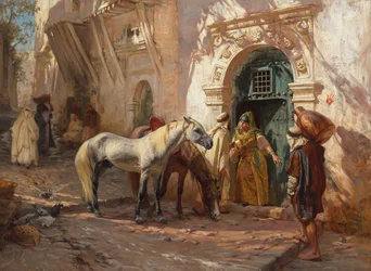 Una scena in Nord Africa; 1885