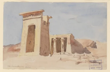 Il tempio di Dendur, con il pilone