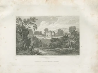 Barlaston Hall: incisione