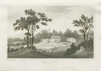 Burton-upon-Trent - Dove Cliff (incisione)
