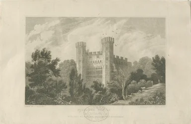 Chiesa del Castello - Castello di Stafford (incisione)