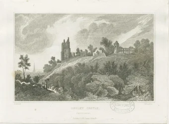 Castello di Dudley: incisione