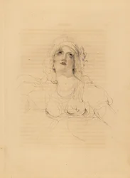 Ritratto di Lady Emma Hamilton, amante di Horatio Nelson