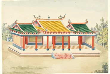 Padiglione in stile chinoiserie