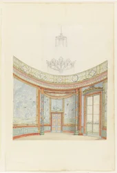 Progetto per la decorazione del salone del Royal Pavillion, Brighton