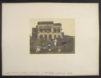 Abitazione di un gentiluomo inglese, [Garden Reach,] Calcutta, c.1851-52 (foto colorata a mano)
