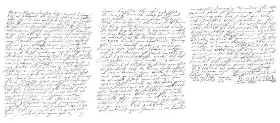 Lettera di Elisabetta I, Regina d