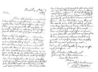 Lettera di Robert Burns a Mrs Dunlop di Haddington, 1788, 1865