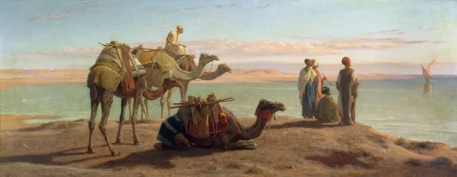 In attesa della barca, Golfo di Suez, 1872