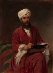 William Edward Dighton in abito mediorientale