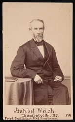 Ritratto di Ashbel Welch 1809-1882, maggio 1874