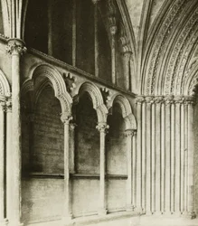 Cattedrale di Ely: Portico della Galilea, dettagli