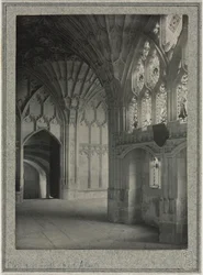 Cattedrale di Gloucester - Chiostri: Corridoi Sud e Ovest, c. 1900