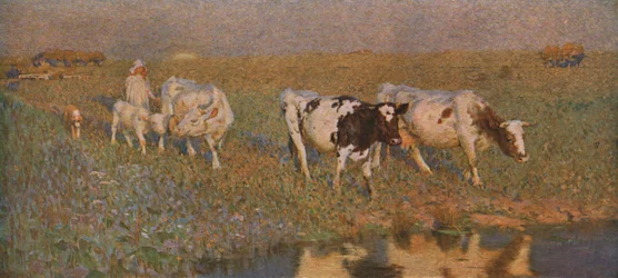 La pozza per bere, c1898