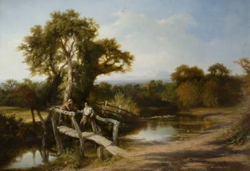 Paesaggio del Worcestershire in autunno