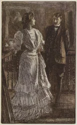 Illustrazione per They di Rudyard Kipling (litografia a colori)