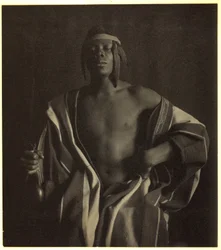 Un capo etiope, 1897, stampato c.1902