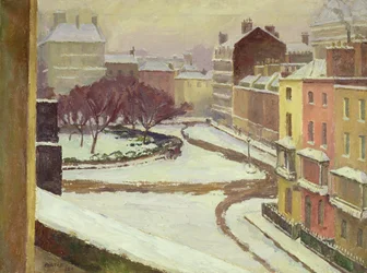 Neve in Hanover Square, Londra