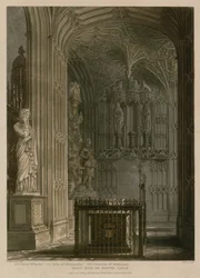 Estremità orientale della navata sud, Abbazia di Westminster, Londra