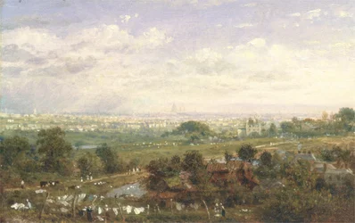 Londra da Islington Hill, c.1820-30