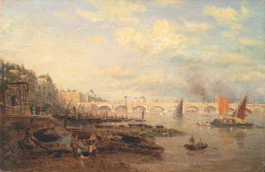 Il Tamigi e il ponte di Waterloo da Somerset House