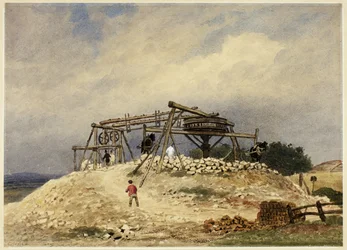 Cima del pozzo minerario