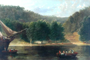 Scena costiera, 1835