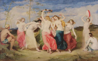 Mercurio che istruisce le ninfe nella danza