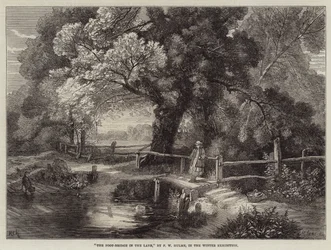 Il ponte pedonale nel vicolo