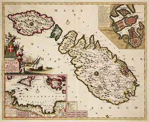 Mappa di Malta, Gozo e Comino