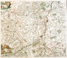 Mappa della Diocesi di Liegi (Belgio)