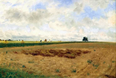 Paesaggio con covoni