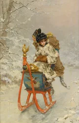 La passeggiata in slitta