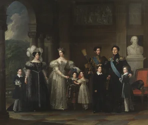 La famiglia Bernadotte, 1837