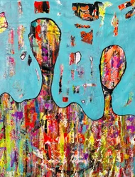 Persone astratte e colorate