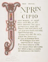Foglia illuminata con iniziale I, 1830-62