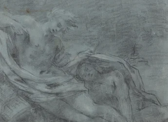 Due Figure Reclinate [verso]