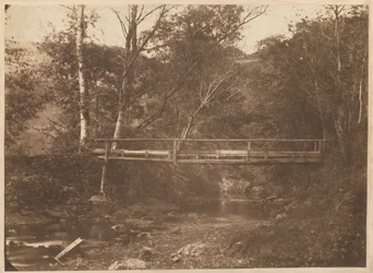 Paesaggio con Alberi e Ponte