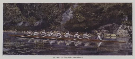Un otto al Saint James Rowing Club, Francia