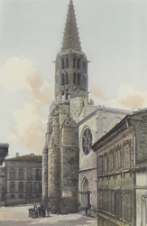 Caussade, Chiesa, Facciata O