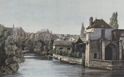 Chartres, Vista presa sul ponte di la Courtille