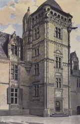 Chemaze, Castello di Saint-Ouen, Torre della scala