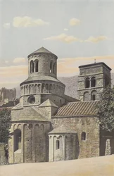 Cruas, chiesa, insieme nord-est